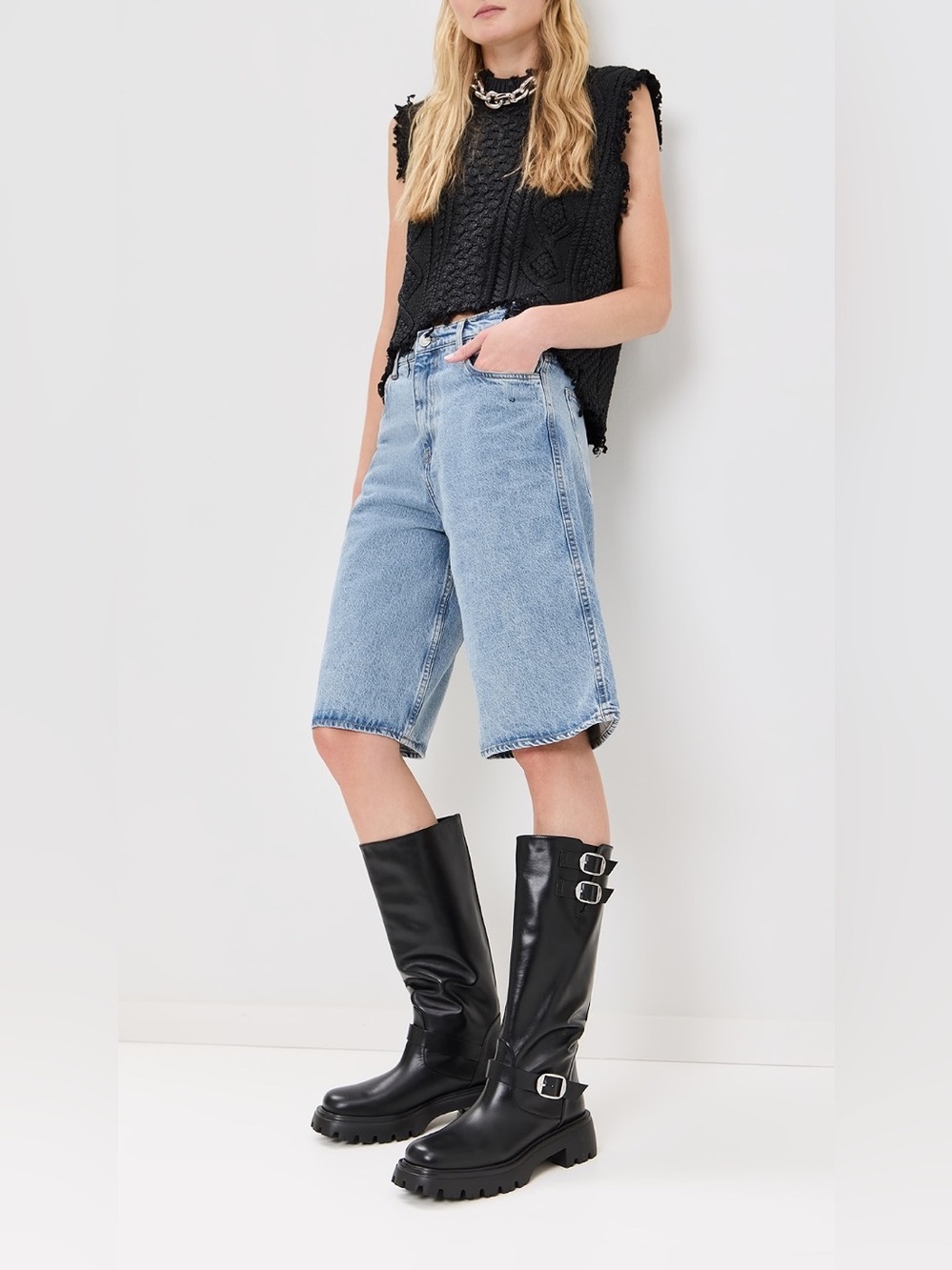 Stuart Weitzman Emerson Buckle Boots